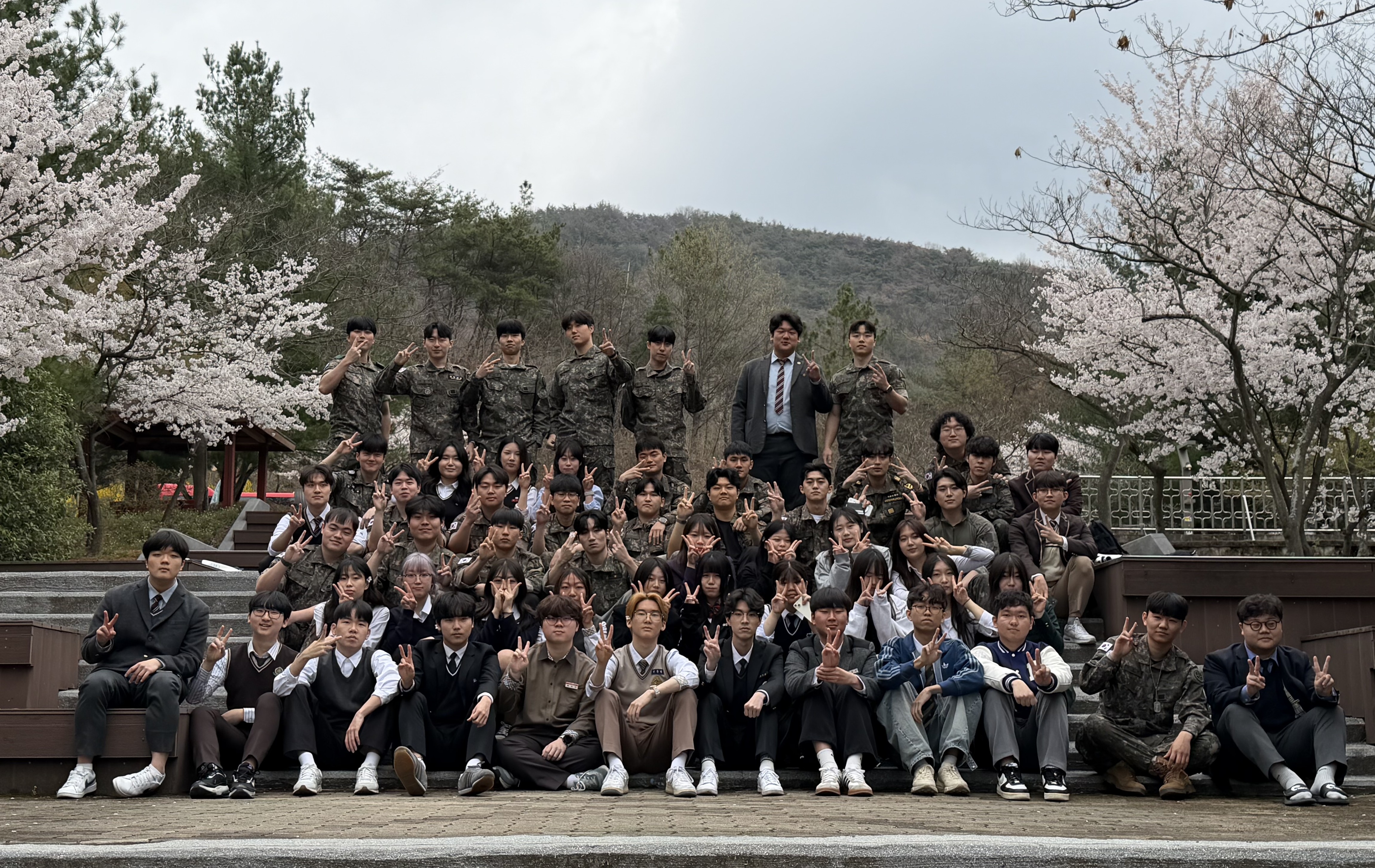 바이오산업기계공학과 벚꽃사진 촬영